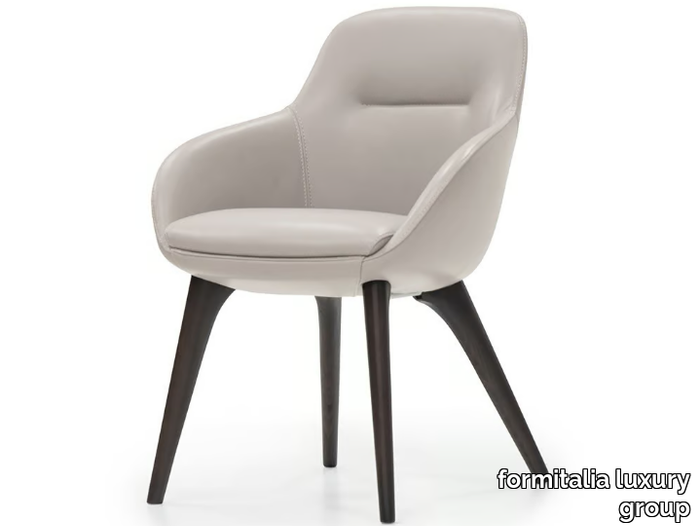 KOWLOON - Upholstered leather chair _ formitalia luxury group