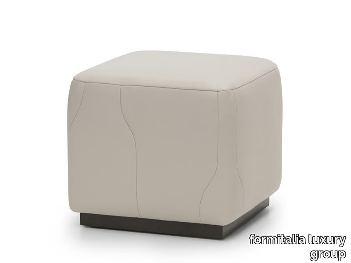 PIER - Square leather pouf _ formitalia luxury group