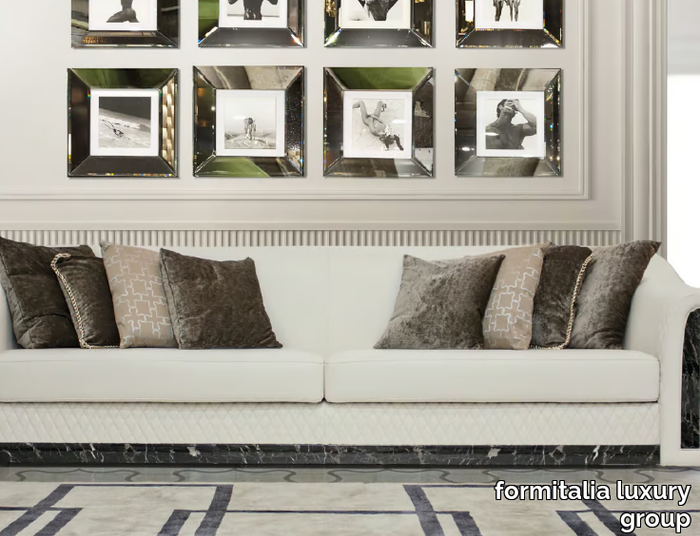 ROYAL - 4 seater leather sofa _ formitalia luxury group