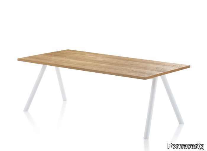 LINK - Rectangular oak table _ Fornasarig