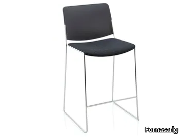 LINK - Stool with fabric seat _ Fornasarig