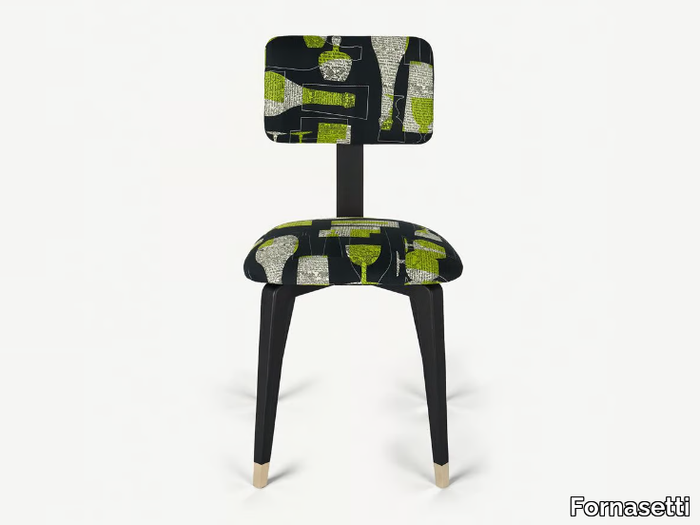 BOTTIGLIE COCKTAIL - Upholstered fabric chair _ Fornasetti