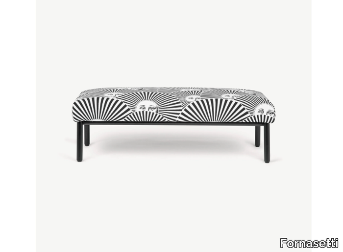 SOLI A VENTAGLIO - Outdoor bench _ Fornasetti