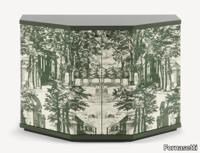 GIARDINO SETTECENTESCO - Small cabinet _ Fornasetti