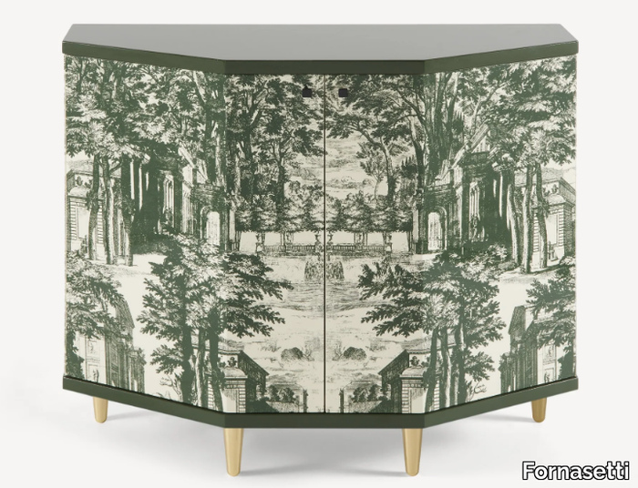 GIARDINO SETTECENTESCO - Small cabinet _ Fornasetti