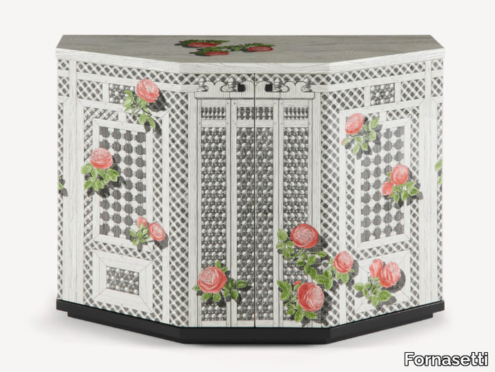 MUSCIARABIA CON ROSE - Small cabinet _ Fornasetti