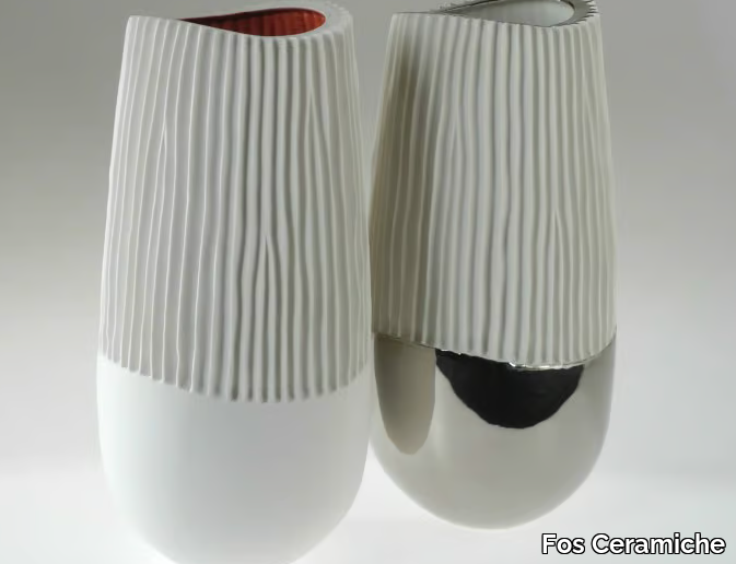 NOVALIS - Porcelain vase _ Fos Ceramiche