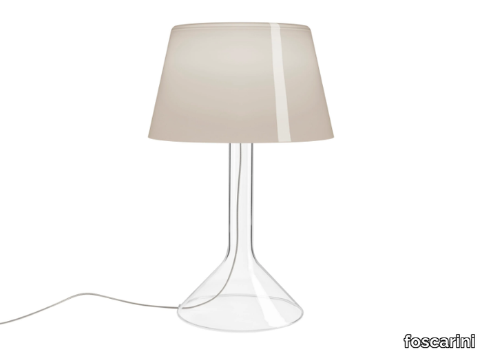 CHAPEAUX V - Blown and borosilicate glass table lamp _ Foscarini