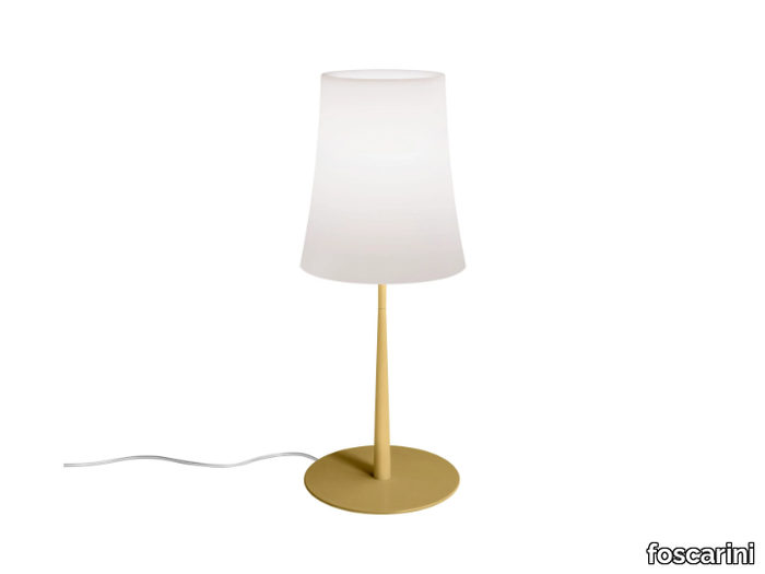 BIRDIE EASY - Table lamp in polycarbonate and coating aluminium _ Foscarini