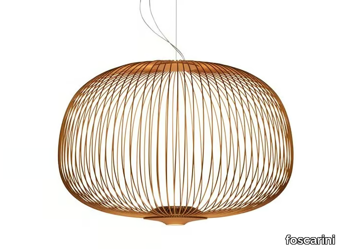 SPOKES 3 - LED epoxy paint steel pendant lamp _ Foscarini