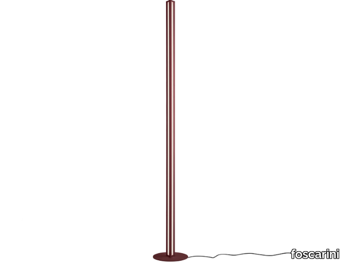 CHIAROSCURA - LED aluminium floor lamp with dimmer _ Foscarini