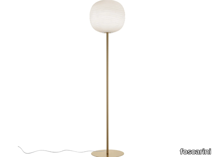 GEM - Blown glass floor lamp _ Foscarini