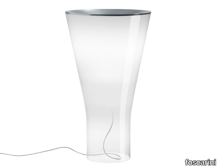 SOFFIO - LED blown glass bedside lamp _ Foscarini