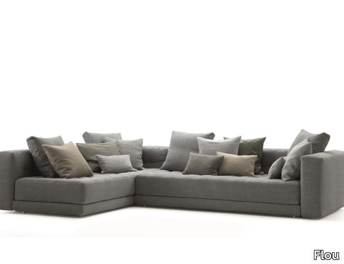 DOZE - Sectional fabric sofa _ Flou