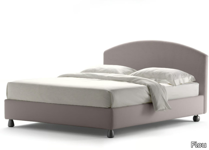 MAGNOLIA - Double bed with upholstered headboard _ Flou