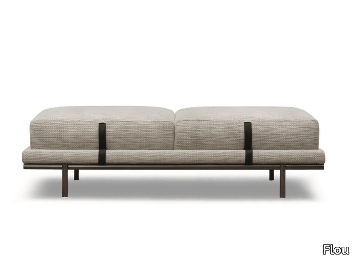 NEW BOND - Upholstered fabric bench _ Flou