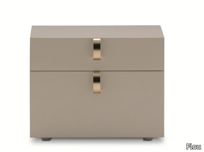 SPLENDOR - Bedside table with drawers _ Flou