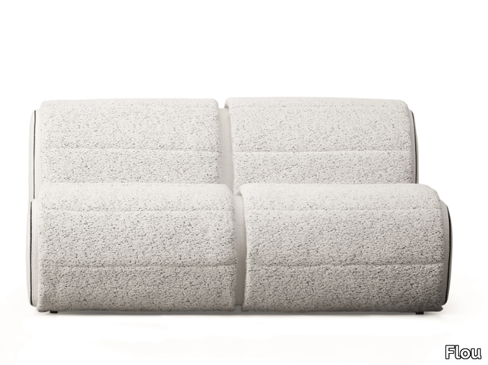 FLORA - 2 seater fabric sofa with removable cover _ Flou