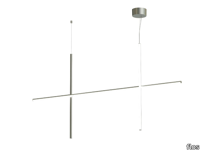 COORDINATES S2 - LED extruded aluminium pendant lamp _ Flos