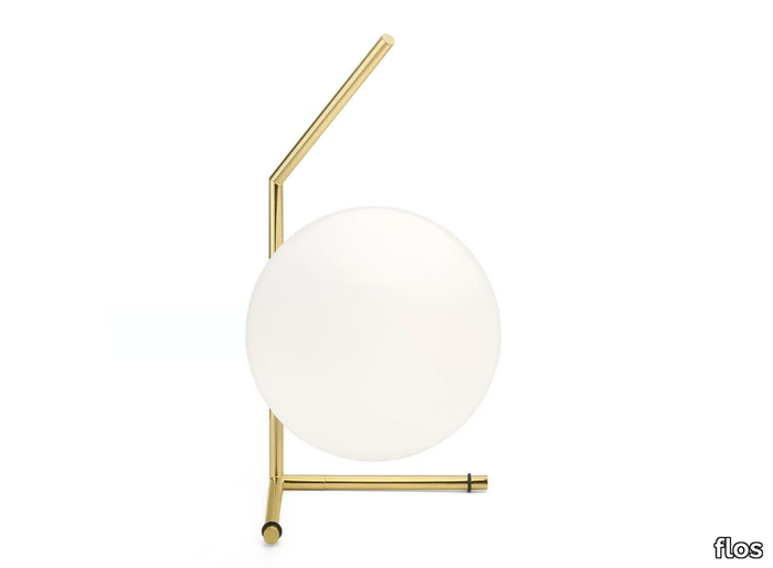 IC LIGHTS 10 ANNIVERSARY T1 LOW - Blown glass and metal table lamp _ Flos