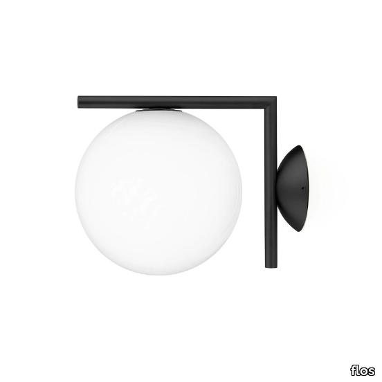 IC LIGHTS W1 OUTDOOR - LED Glass and Stainless Steel outdoor wall lamp _ Flos