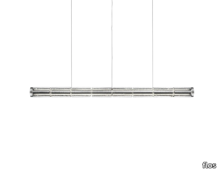 LUCE ORIZZONTALE - LED glass pendant lamp _ Flos