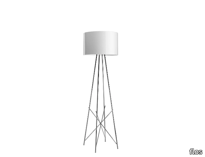 RAY F2 - Metal and nylon floor lamp _ Flos