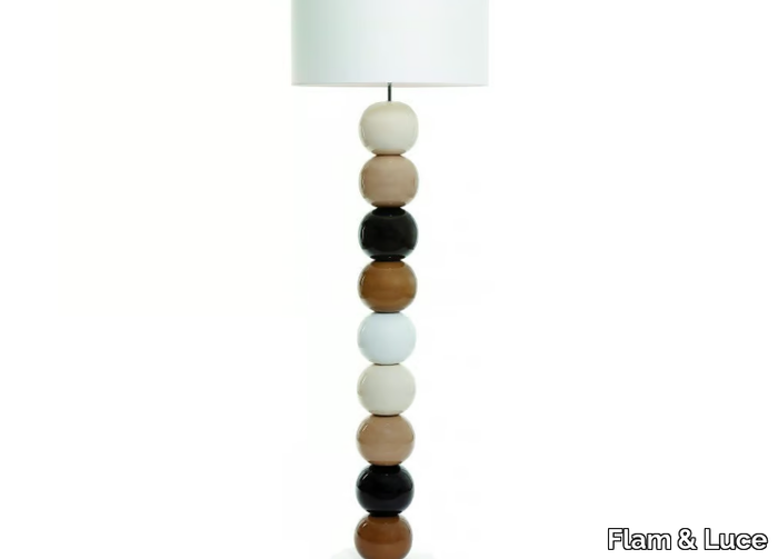 BOLAS - Ceramic floor lamp _ Flam & Luce