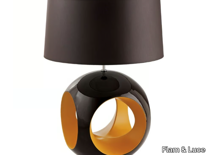 BOWLING - Ceramic table lamp _ Flam & Luce