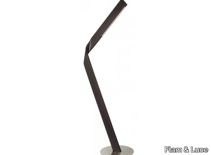 FLIP - Wooden floor lamp _ Flam & Luce