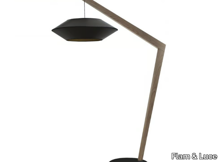 OVNI - Wooden floor lamp _ Flam & Luce