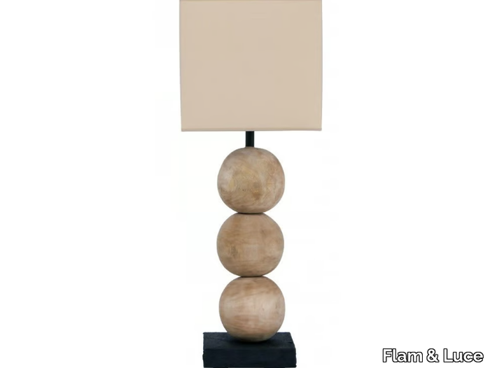 ANKARA - Wooden table lamp _ Flam & Luce