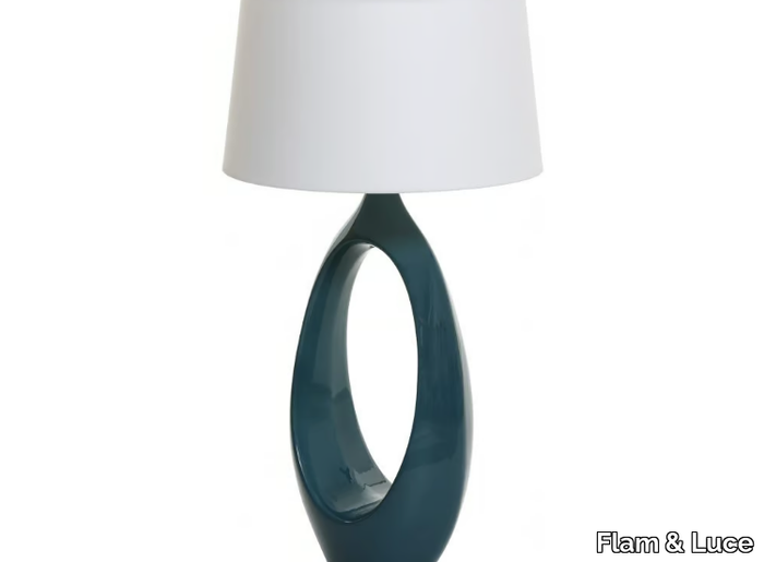 BELLY - Ceramic table lamp _ Flam & Luce