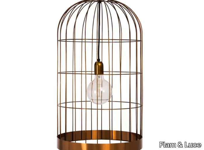 GAIOLA - Metal pendant lamp _ Flam & Luce