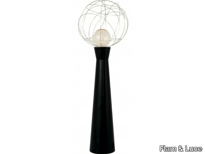 GRAVITY - Wooden floor lamp _ Flam & Luce