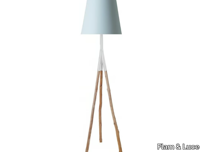 DAKAR - Wooden floor lamp _ Flam & Luce