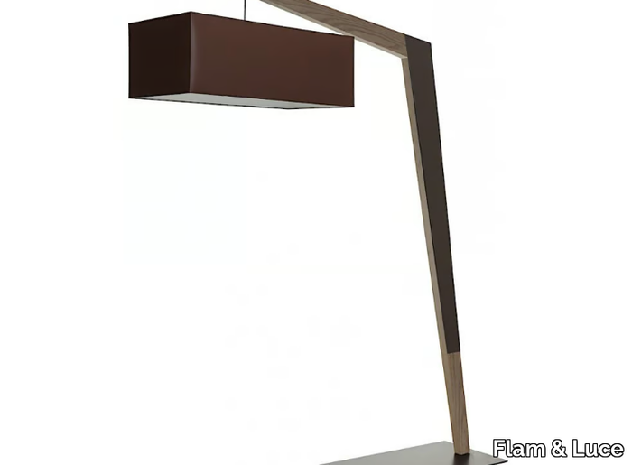 FACTORY - Wooden floor lamp _ Flam & Luce