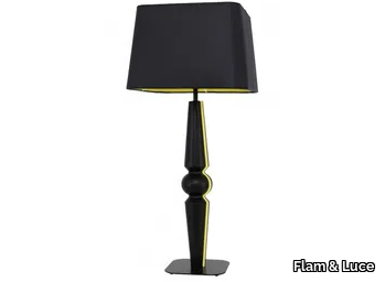 BAROC - Wooden table lamp _ Flam & Luce