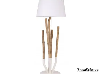 JOSS - Wooden floor lamp _ Flam & Luce