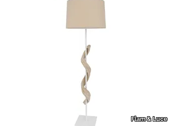 LIANA - Wooden floor lamp _ Flam & Luce