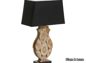 MAHÉ - Wooden table lamp _ Flam & Luce