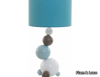 MOLECULE - Wooden table lamp _ Flam & Luce