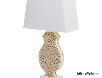 PONDICHERY - Wooden table lamp _ Flam & Luce