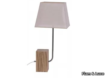 POLA - Wooden table lamp _ Flam & Luce