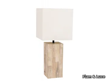 SAMIA - Wooden table lamp _ Flam & Luce