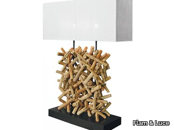 SEOUL - Wooden table lamp _ Flam & Luce