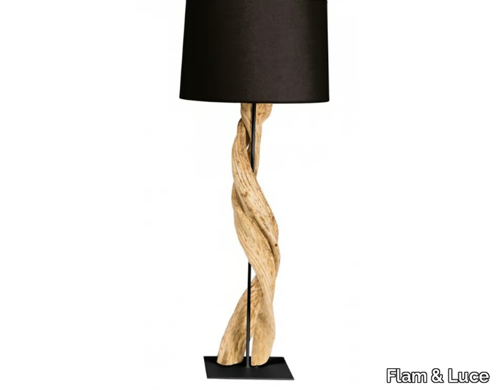 LIANA - Wooden table lamp _ Flam & Luce