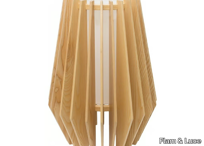 TROPE - Wooden table lamp _ Flam & Luce