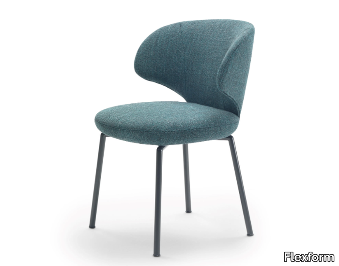 SUSANNE - Fabric chair _ Flexform