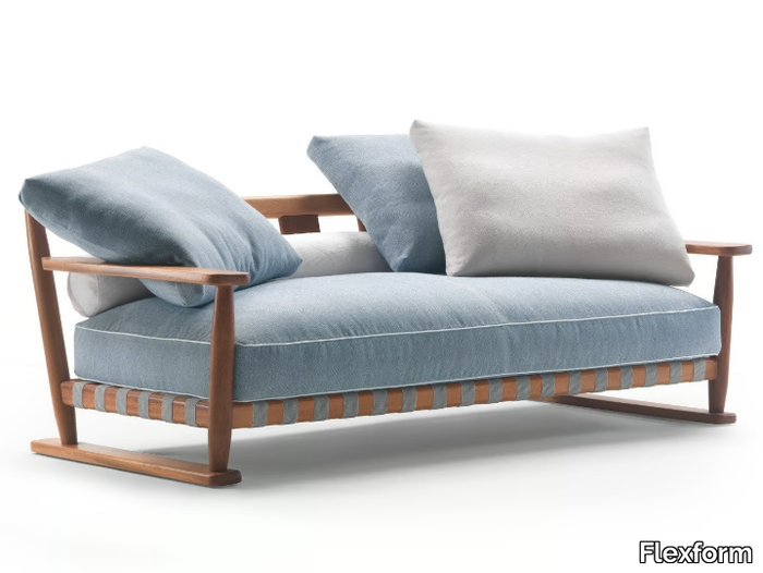 MERIGGIO - Iroko garden sofa _ Flexform